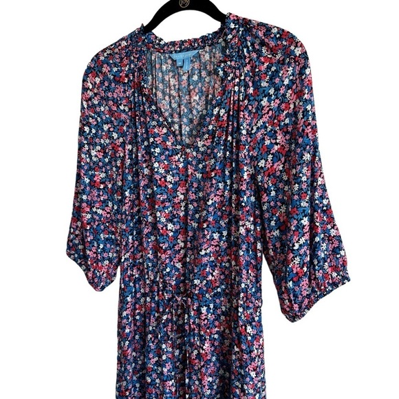 Draper James Martina Popover Dress in Spring Ditsy Floral, Size M - Picture 4 of 10